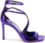 Jimmy Choo Azia glanzende sandalen met hak Purple Dames - Thumbnail 1