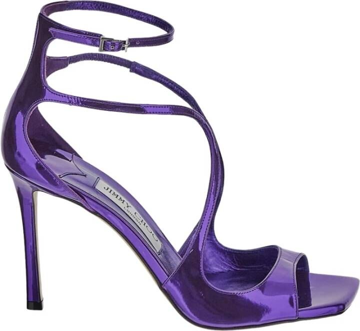 Jimmy Choo High Heel Sandals Purple Dames
