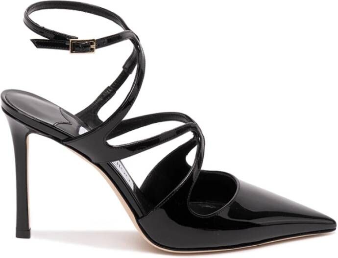 Jimmy Choo Azia glanzende pumps Black Dames