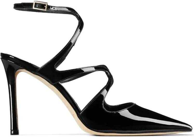 Jimmy Choo Azia glanzende pumps Zwart Dames