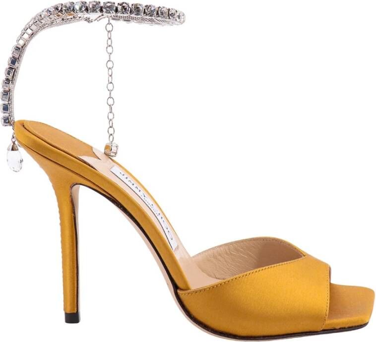 Jimmy Choo Hoge Hak Sandalen Yellow Dames