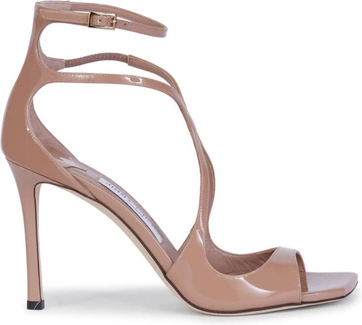 Jimmy Choo Azia Sandalen van Lakleer Pink Dames