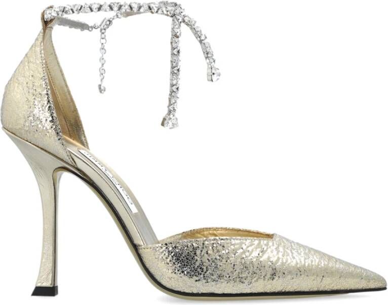 Jimmy Choo Hoge hakken 'Stevie' Yellow Dames