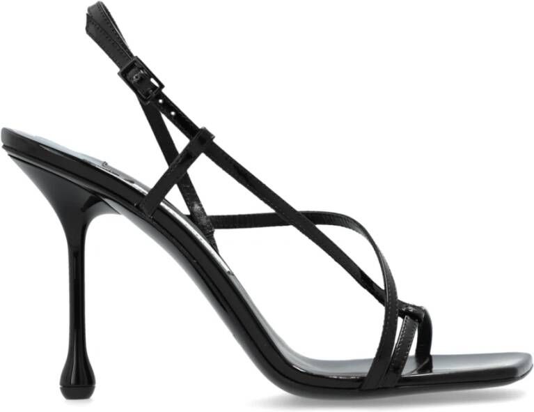 Jimmy Choo Hoge sandalen met hak 'Etana' Black Dames