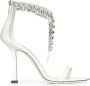 Jimmy Choo Ivoor sandalen met kristallen - Thumbnail 1