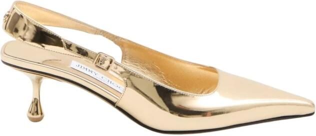Jimmy Choo Amel 50 Metallic Slingback Pumps