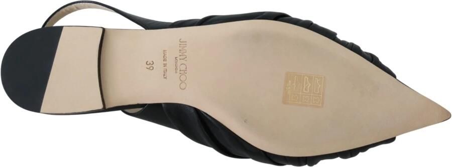 Jimmy Choo Elegante Leren Flats Annabell Model Black Dames