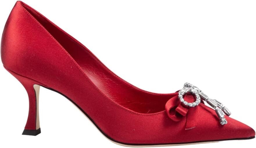 Jimmy Choo Auria Satin Pumps