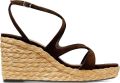 Jimmy Choo Ayla 85 Sleehak Sandalen - Bruin