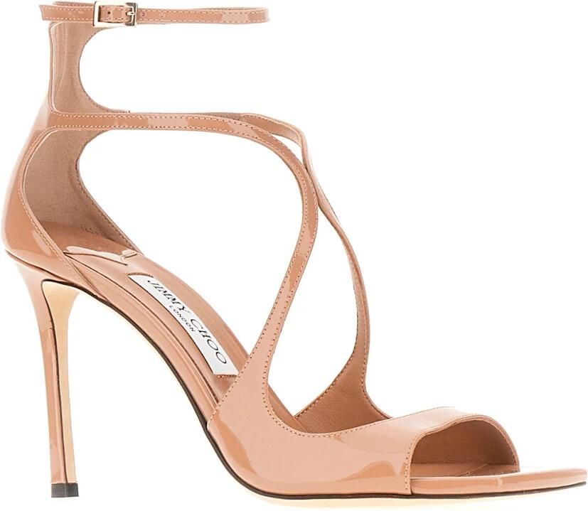 Jimmy Choo Azia Sandalen van Lakleer Pink Dames - Foto 4