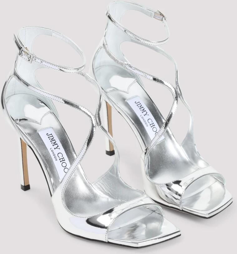 Jimmy Choo Sandalen "Azia 95" Sandals – Silver in zilver - Foto 2