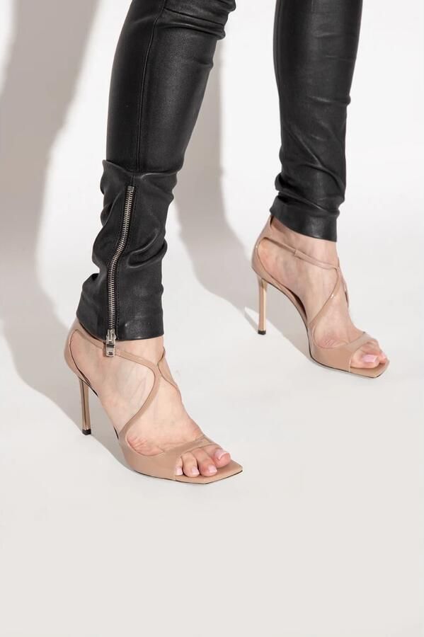Jimmy Choo Azia Sandalen van Lakleer Pink Dames - Foto 5
