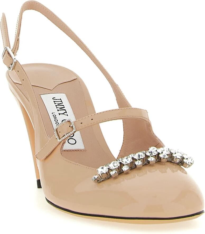 Jimmy Choo Belinda Slingbacks van lakleer - Foto 3