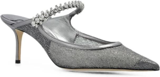 Jimmy Choo Bing 65 Heeled Mules - Foto 4