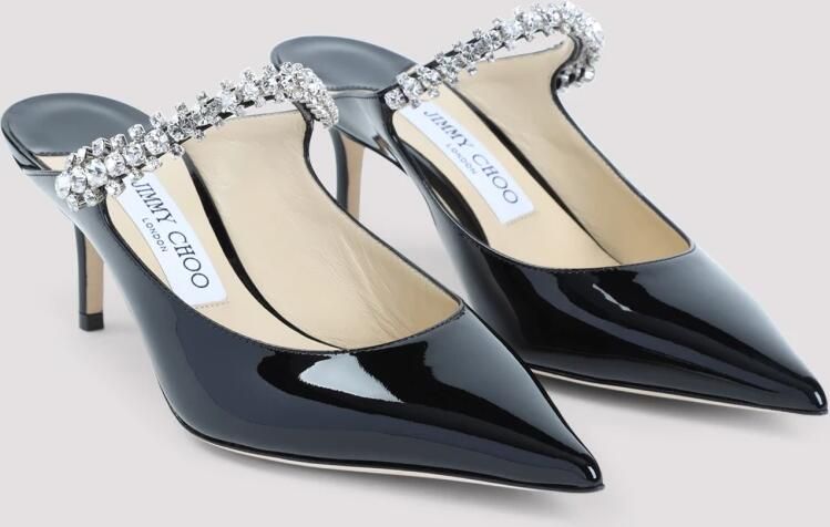 Jimmy Choo Zwarte sandalen met kristallen - Foto 2