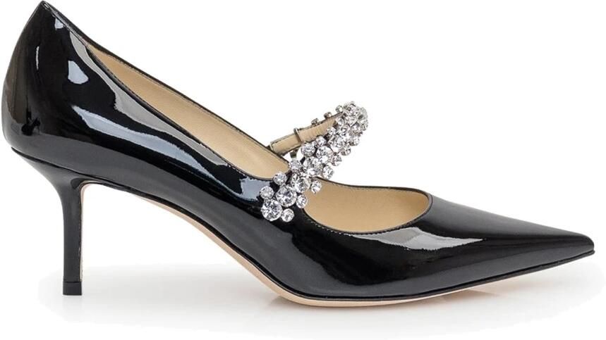 Jimmy Choo Hoge hakken "Bing 65" Pumps – Black Patent in zwart - Foto 3