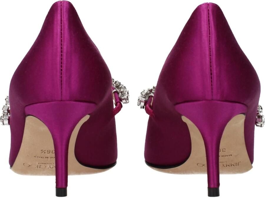 Jimmy Choo Satijnen Pumps met Halfhoge Hak - Foto 2