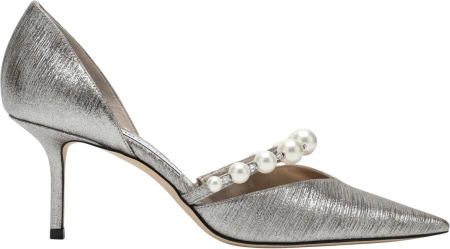 Jimmy Choo Bruid Mid Hiel Decollete Schoenen