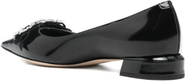 Jimmy Choo Crystal Bow Pointed Toe Flat - Foto 4