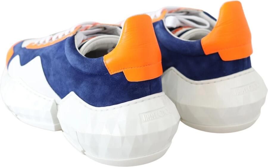 Jimmy Choo Elektrische Elegantie Lederen Mix Sneakers Multicolor Dames