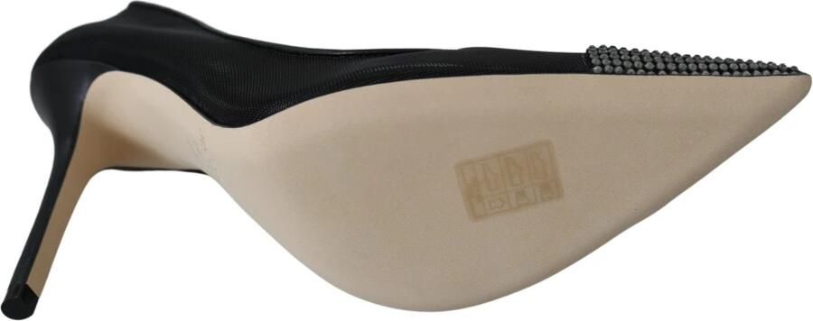 Jimmy Choo Elegante Zwarte Kristal Mesh Pumps Black Dames - Foto 2