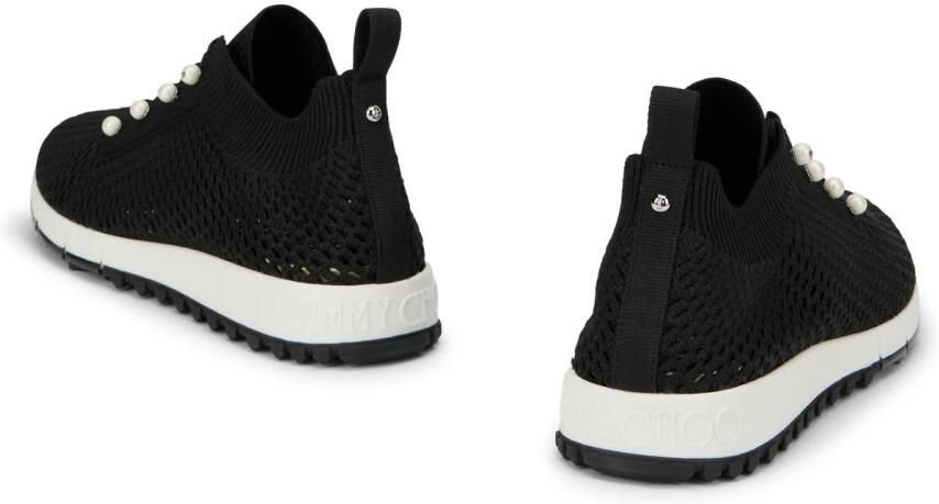 Jimmy Choo Gebreide Sneakers met Parelversieringen - Foto 2