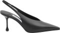 Jimmy Choo Isa 80 Leren Slingback Pumps - Zwart