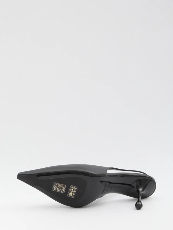 Jimmy Choo Isa 80 Leren Slingback Pumps - Foto 4