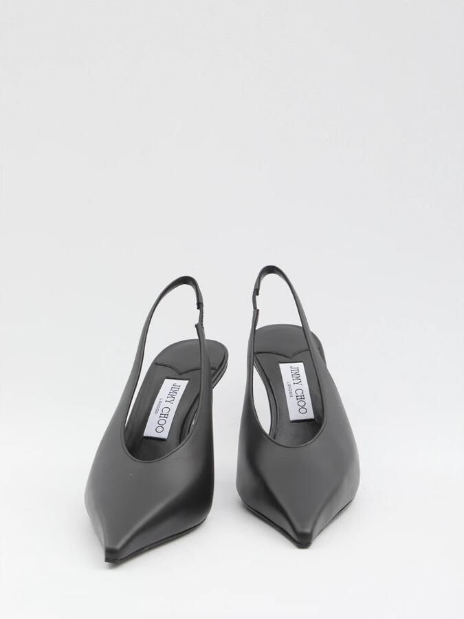 Jimmy Choo Isa 80 Leren Slingback Pumps - Foto 5