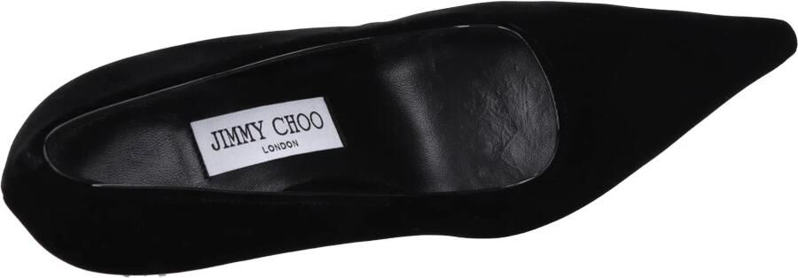 Jimmy Choo Ixia stiletto pumps van fluweel Black Dames - Foto 2