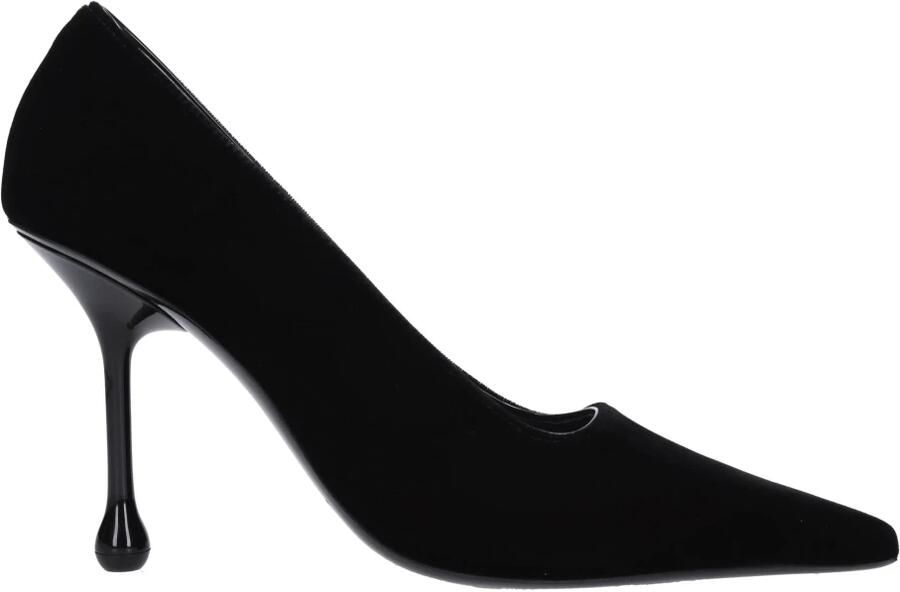 Jimmy Choo Ixia stiletto pumps van fluweel Black Dames