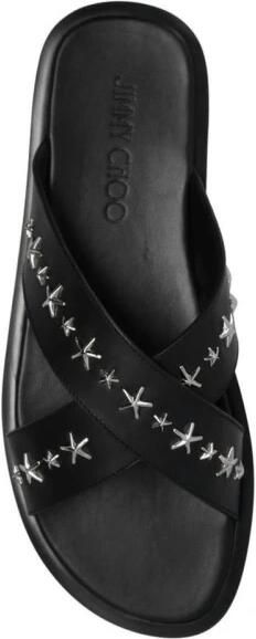 Jimmy Choo Kalfsleren Platte Sandalen - Foto 2