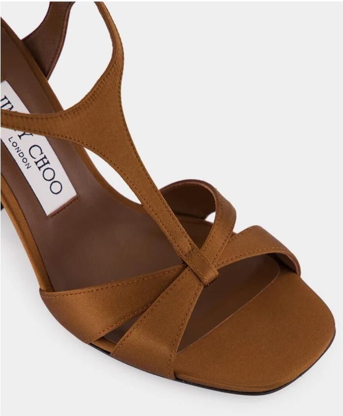 Jimmy Choo Kesia 45 Satin Sandalen - Foto 2