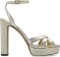 Jimmy Choo Kove 120 Platform Sandalen - Geel