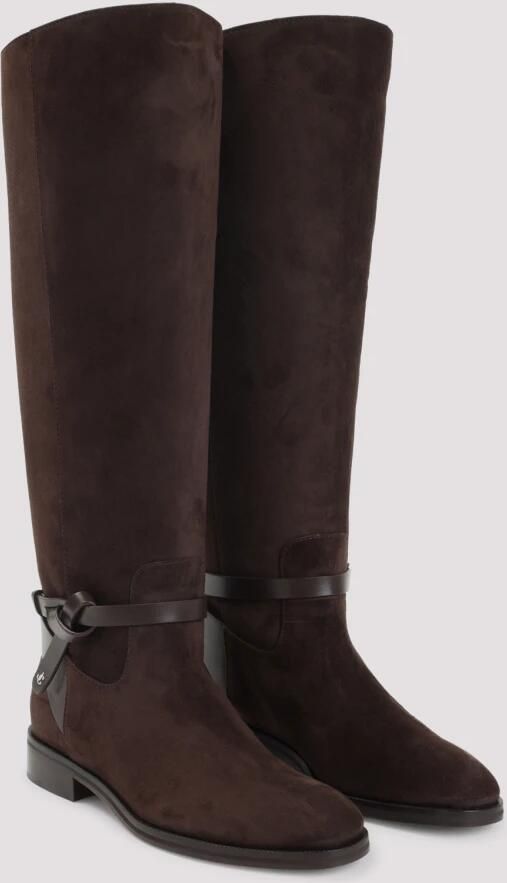 Jimmy Choo Lawton Hoge Laars Flat - Foto 2