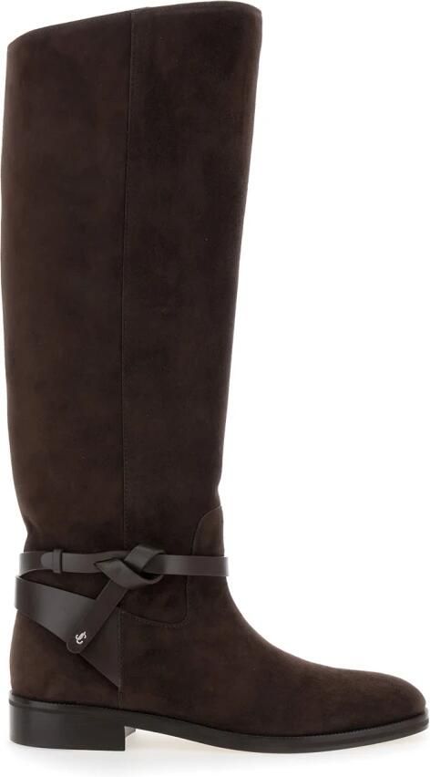 Jimmy Choo Lawton Knee Boot Flat