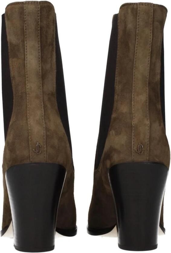 Jimmy Choo Leren Enkellaarsjes met Klassiek Design - Foto 2