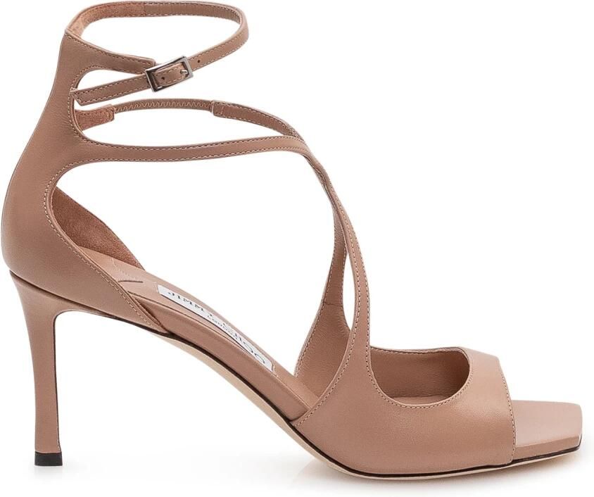 Jimmy Choo Leren Sandalen met Gekruiste Bandjes