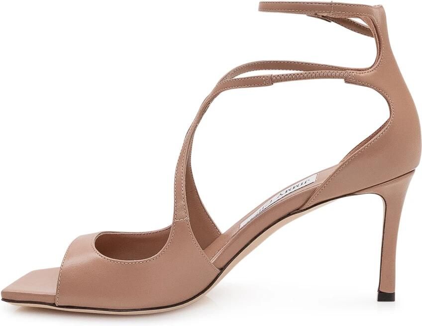 Jimmy Choo Leren Sandalen met Gekruiste Bandjes - Foto 2