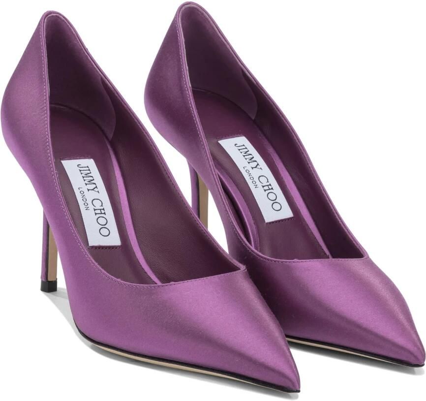 Jimmy Choo Love 85 Satin Pumps