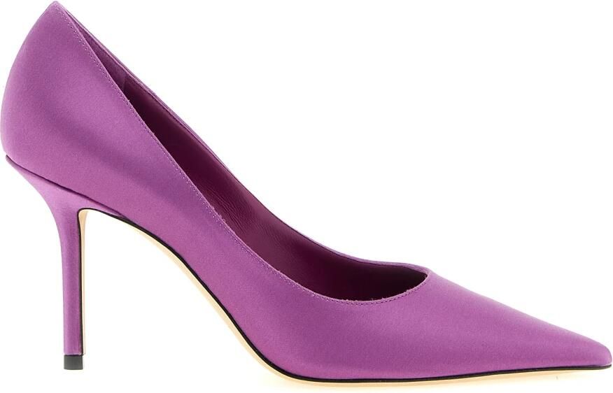 Jimmy Choo Love 85 Satin Pumps