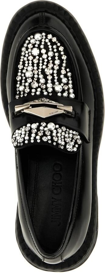 Jimmy Choo 'Marlow Diamond' Loafers in zwart - Foto 2