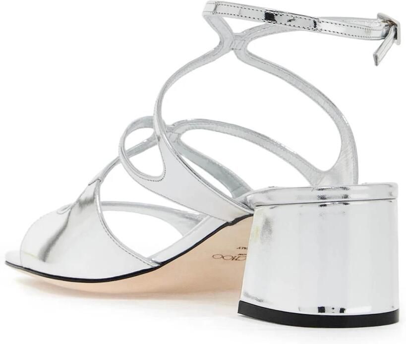 Jimmy Choo Metallic Leren Azilia Sandalen - Foto 2