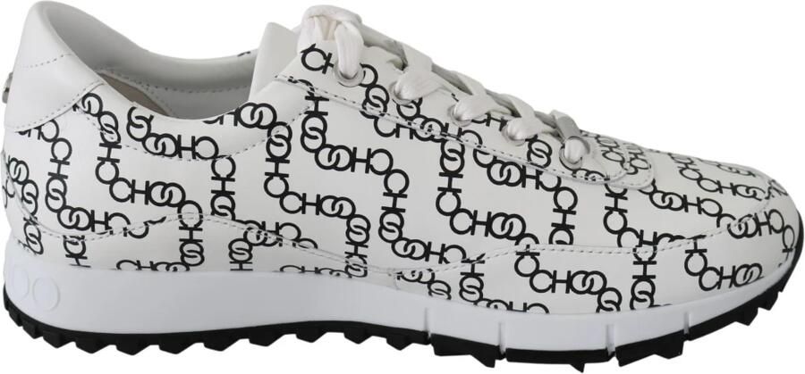 Jimmy Choo Wit zwart lederen Monza sneakers Multicolor Dames - Foto 1