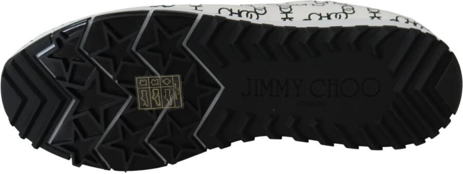 Jimmy Choo Wit zwart lederen Monza sneakers Multicolor Dames - Foto 2