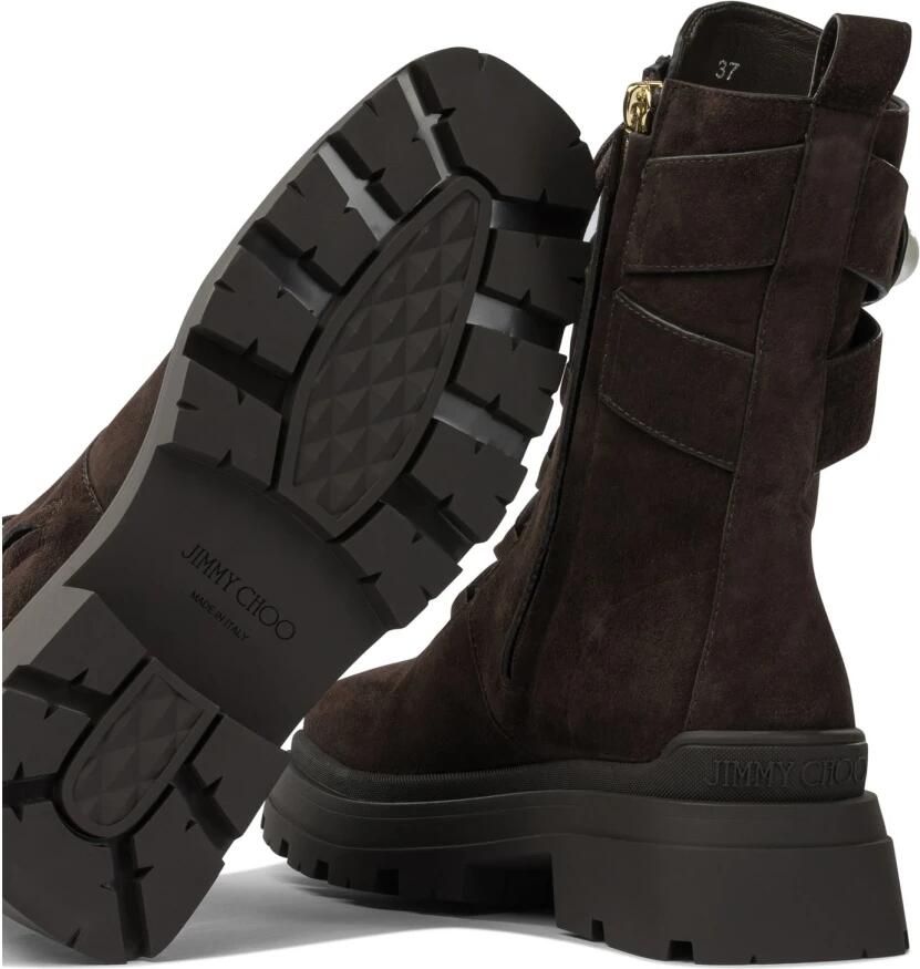 Jimmy Choo Boots Noemi' Combat Boots in bruin - Foto 2