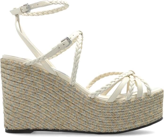 Jimmy Choo Nyra 100 Wedge Sandalen