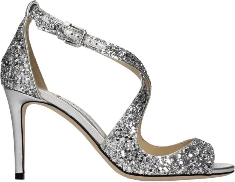 Jimmy Choo Plastic Strap-On Sandalen