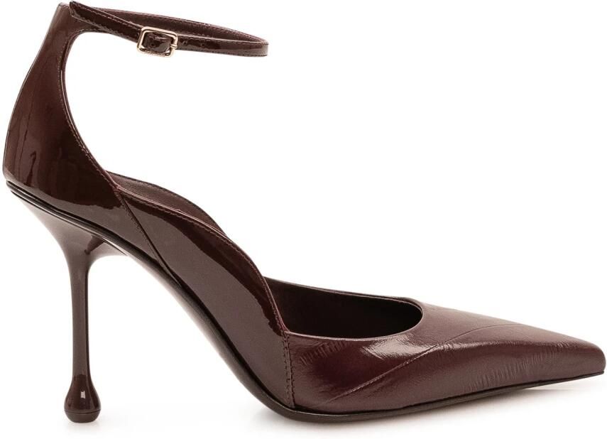 Jimmy Choo Pumps met puntige neus en enkelbandje