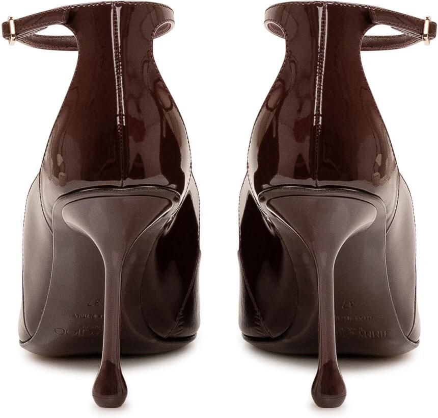Jimmy Choo Pumps met puntige neus en enkelbandje - Foto 2